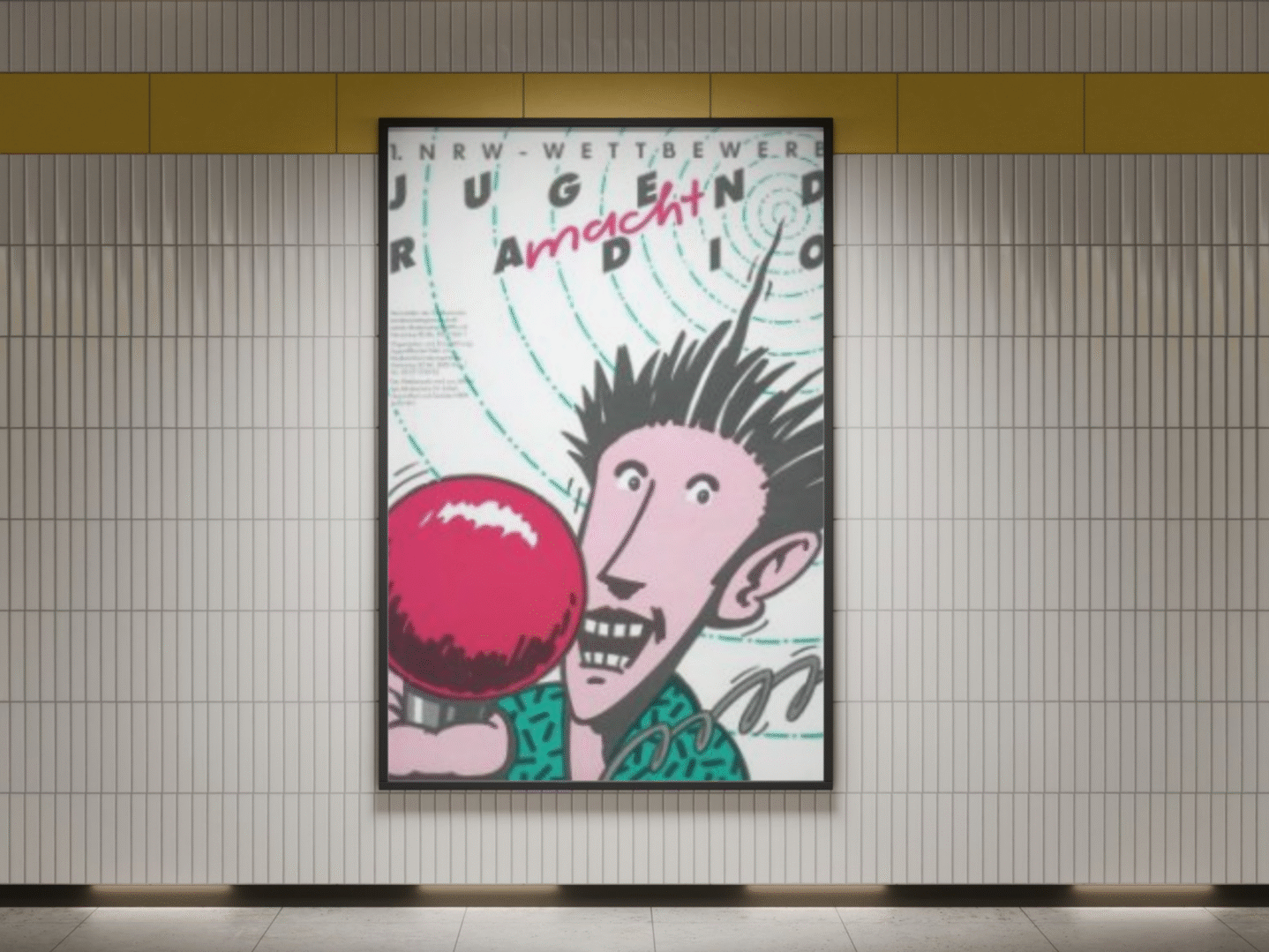 Plakat des Projekts "Jugend macht Radio"