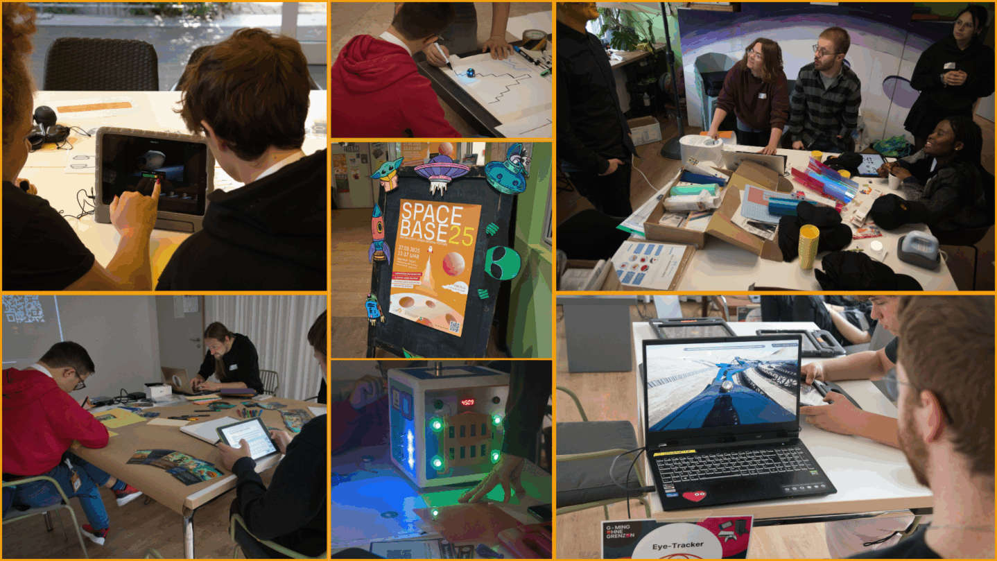 Collage: Eindrücke vom SpaceBase 25
