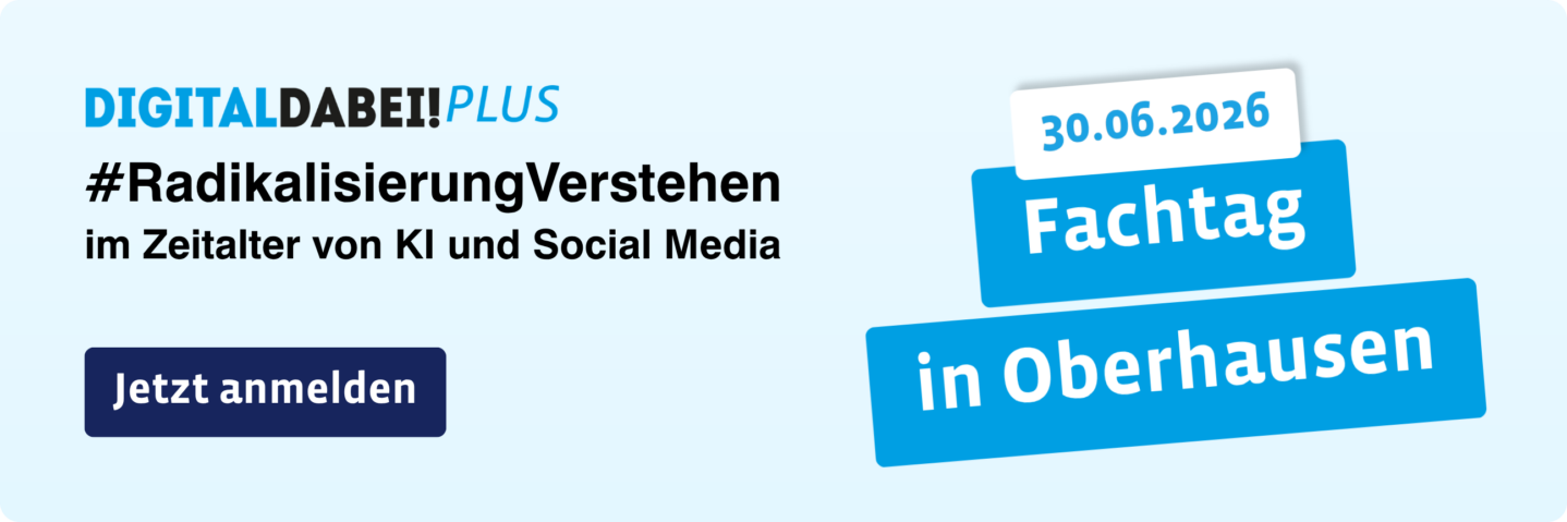 Fachtag #RadikalisierungVerstehen - jetzt kostenlos anmelden!