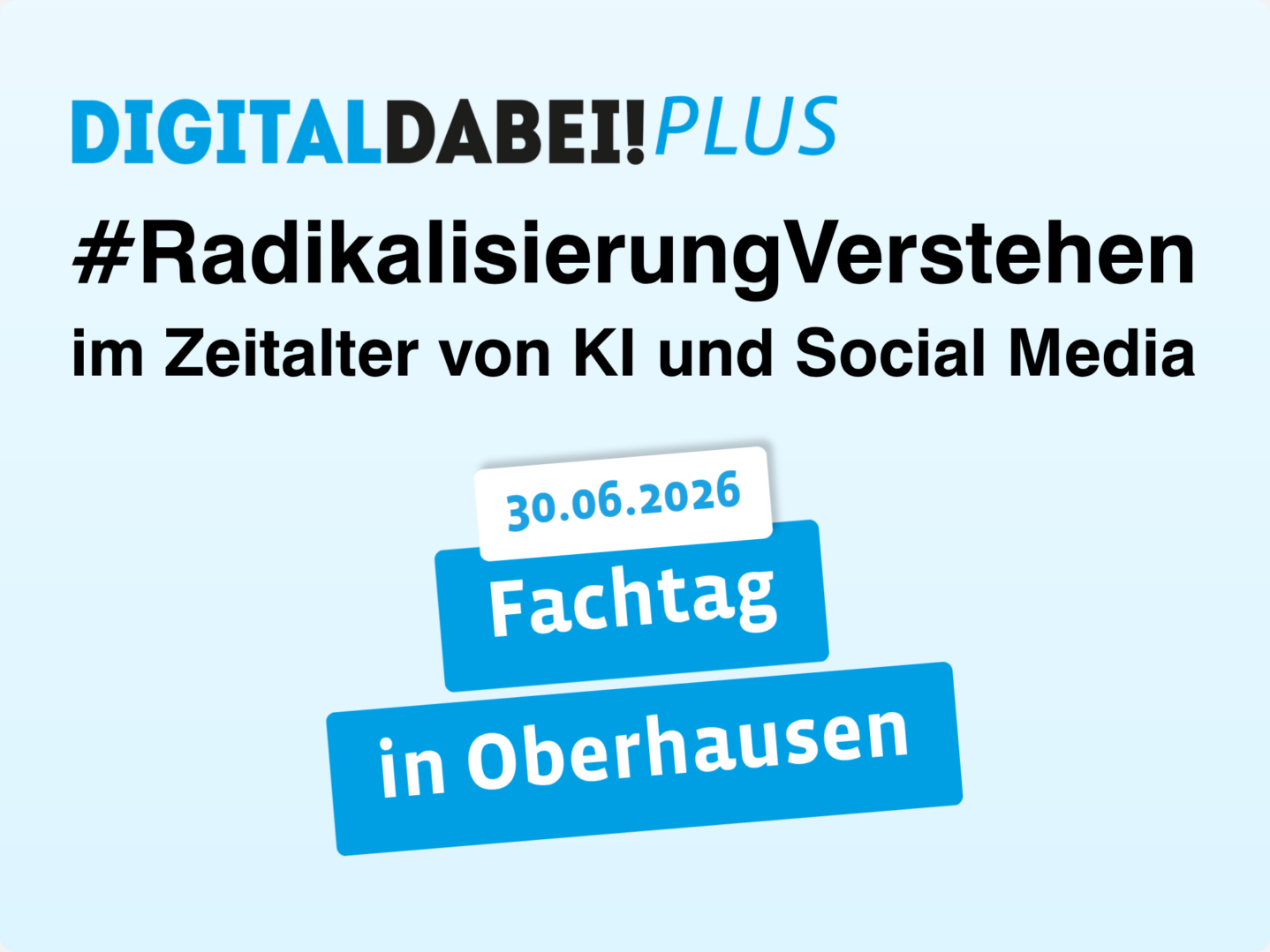 Fachtag #RadikalisierungVerstehen